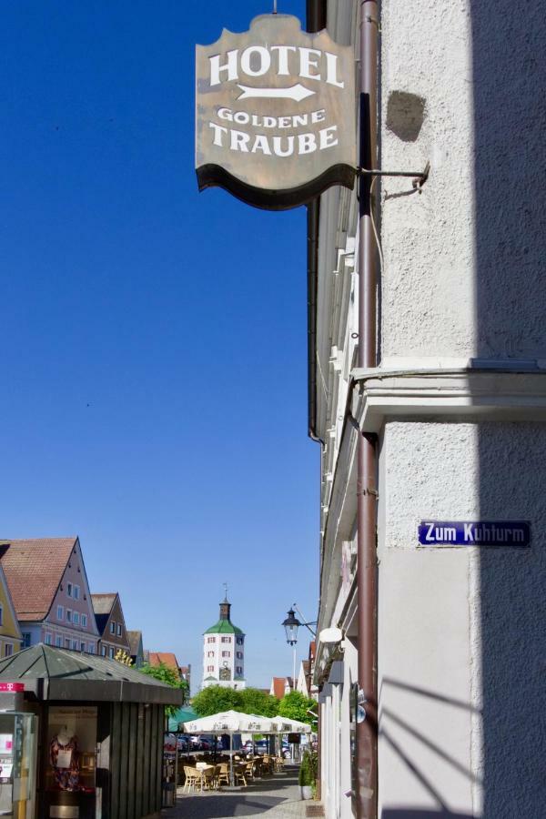 Hotel Restaurant Goldene Traube Günzburg Exterior foto